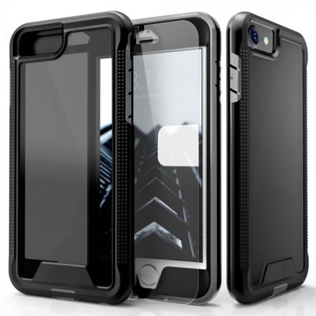 Zizo Ion Series Black Tough Case And Screen Protector - For iPhone SE 2022