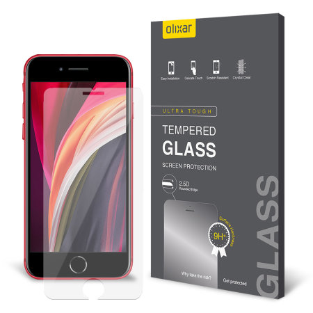 Olixar Tempered Glass Screen Protector - iPhone SE 2022
