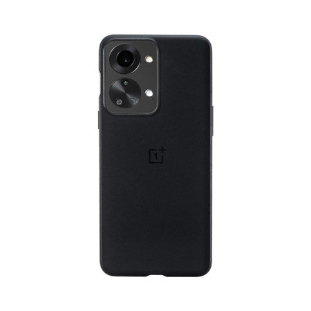 Official OnePlus Sandstone Black Bumper Case - For OnePlus Nord 2T