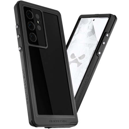 Ghostek Nautical Black Waterproof Tough Case Black - For Samsung Galaxy S22 Ultra