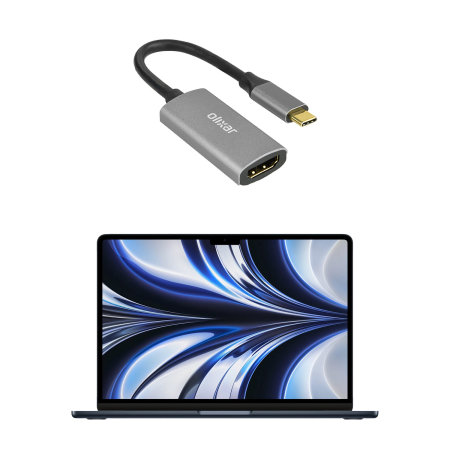 købmand skærm Rationel Olixar USB-C to HDMI 4K 60Hz Adapter for TVs and Monitors - For Macbook Air  2022 M2 Chip