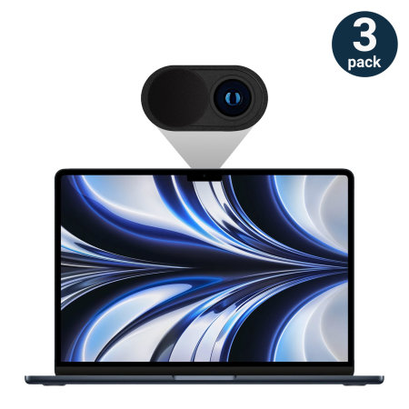 Olixar Anti-Hack Webcam Cover 3 Pack - For MacBook Air 2022 M2