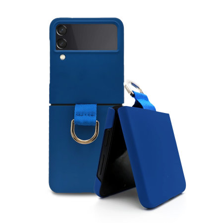 Olixar Blue Ring Case - For Samsung Galaxy Z Flip4