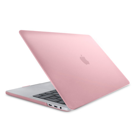 Olixar Tough Protective Clear Pink Case - For MacBook Pro 2022 M2 Chip