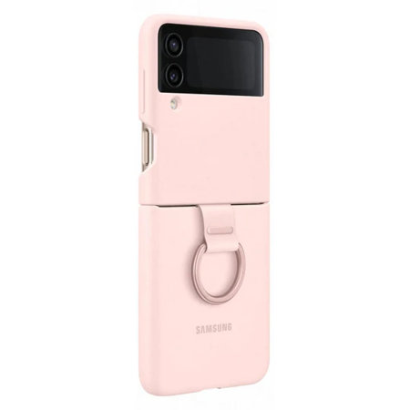 Official Samsung Pink Silicone Ring Case - For Samsung Galaxy Z