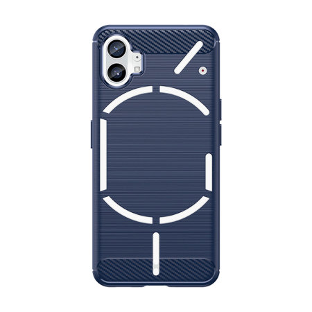 Olixar Carbon Fibre Style Blue Protective Case - For Nothing Phone 1