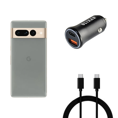 Olixar 38W Dual Car Charger and 1.5M USB-C Cable - For Google Pixel 7 Pro