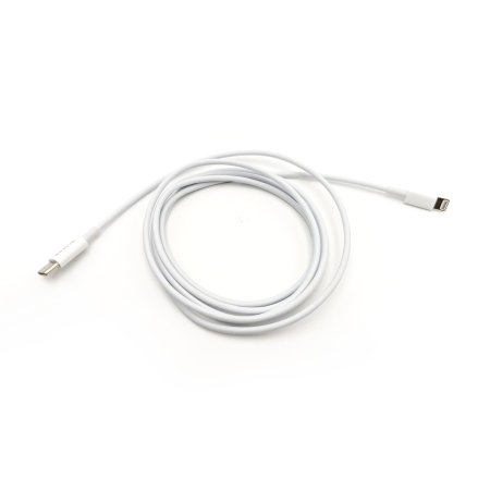 Olixar 1.5m White 27W USB-C To Lightning Cable - For iPhone 14 Pro