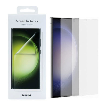 Official Samsung 2 Pack Film Screen Protector - For Samsung Galaxy S23 Ultra
