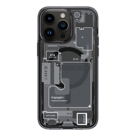 SPIGEN Ultra Hybrid MagFit Series, Backcover, Apple, iPhone 14 Pro Max,  Transparent