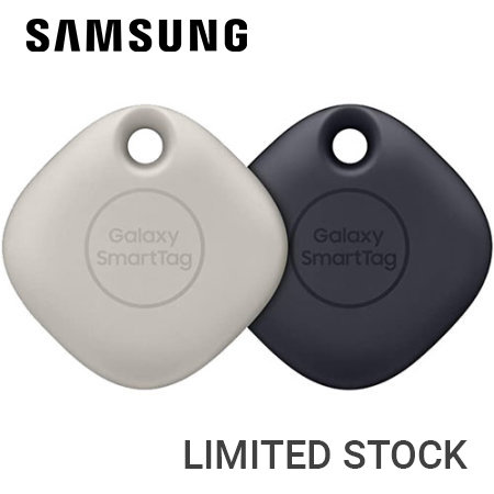 Official Samsung Galaxy Oatmeal & Black Bluetooth Compatible Tracking  SmartTags - 2 Pack