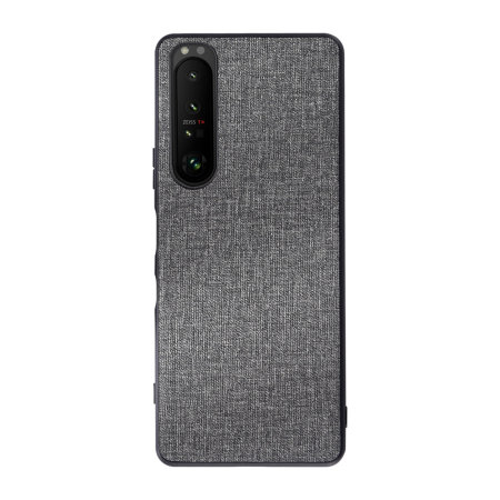 Olixar Grey Fabric Case - For Sony Xperia 1 V