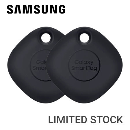 Official Samsung 2 Pack Black SmartTag+ Bluetooth Compatible Trackers