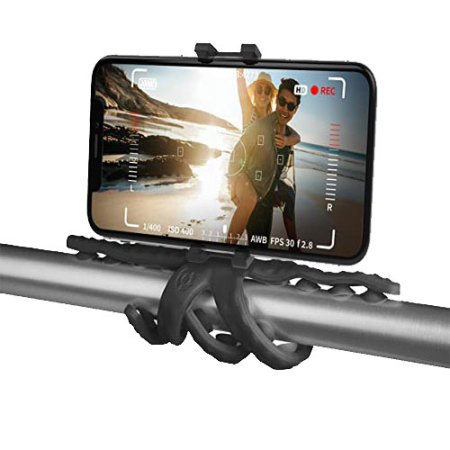 Celly Squiddy Black Adjustable Tripod and Flexible Stand