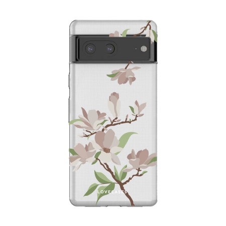 LoveCases White Cherry Blossom  Gel Case - For Google Pixel 7
