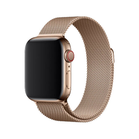 Official Apple Gold Milanese Loop Size S   For Apple Watch SE