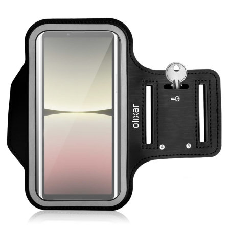 Olixar Black Running and Fitness Armband Holder - For Sony Xperia 10 V