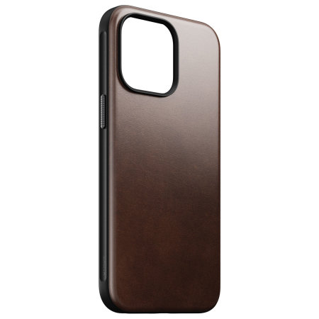 Nomad Horween Leather Brown Protective Case - for iPhone 15 Pro Max