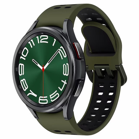 Galaxy 6 Samsung - Extreme Classic Watch (M/L) Green & Black Band Official For Sport Samsung