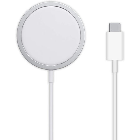 Official Apple White MagSafe Qi Enabled Fast Wireless Charger - For iPhone  15 Pro Max - Mobile Fun Ireland