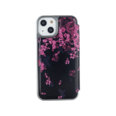 Ted Baker Flower Border Mirror Folio Case - For iPhone 12 Pro