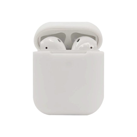 White Soft Silicone Case - For AirPods 1 & 2