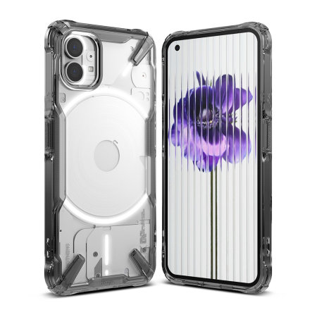 Ringke Fusion X Smoke Black Bumper Case - For Nothing Phone (2)