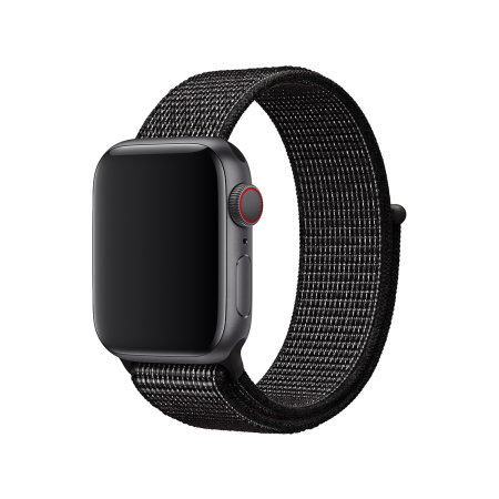 Official Apple Black Nike Sport Band For Apple Watch Series 8 41mm