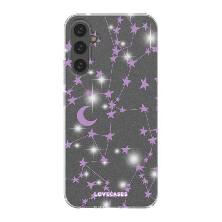 LoveCases White Stars and Moon Gel Case - For Google Pixel 7a