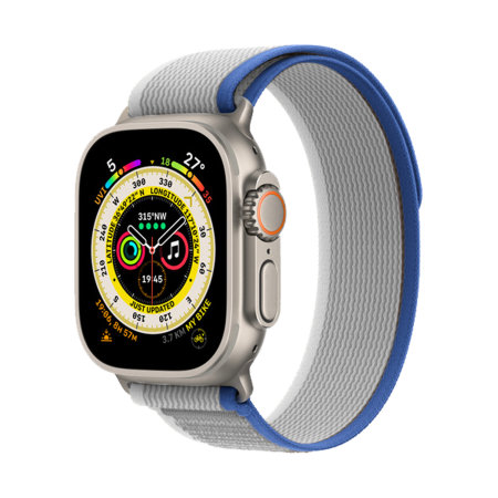 Olixar Grey & Blue Trail Loop - For Apple Watch Ultra 2