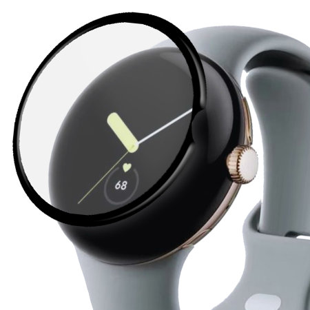 Olixar Curved Anti-Shatter Hard Film Screen Protector - For Google Pixel Watch 2