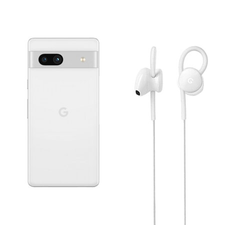 Official Google White In-Ear Wired USB-C Earbuds with Built-in Microphone - For Google Pixel 8 Pro