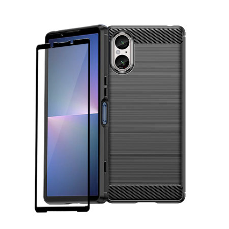 Olixar Sentinel Case & Tempered Glass Screen Protector - For Sony Xperia 5 V