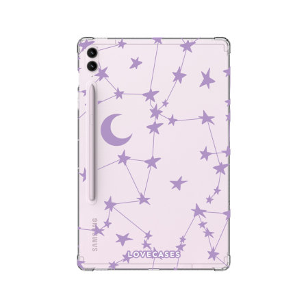 LoveCases Purple Stars & Moons Case - For Samsung Galaxy Tab