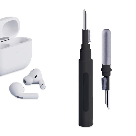 Olixar Black Cleaning Kit - For AirPods and Earbuds