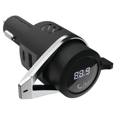 Scosche Universal Bluetooth Hands-Free Car Kit with FM Transmitter and 10-W