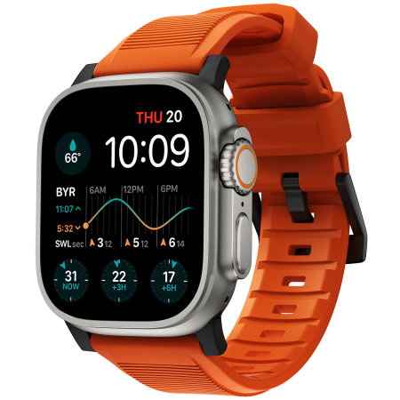 Nomad Ultra Orange Rugged Band - For Apple Watch Ultra 2