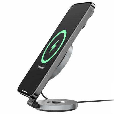 15W Qi Wireless Charging Stand - Qi Certified Wireless Charger Stand or Pad  - Adjustable - Universal Wireless Charging Pad for Smartphone 