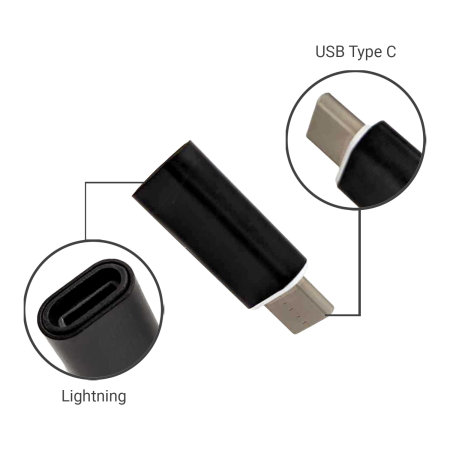 Maxlife Three Pack of USB-C to Lightning Adapters - For iPhones & AirPods