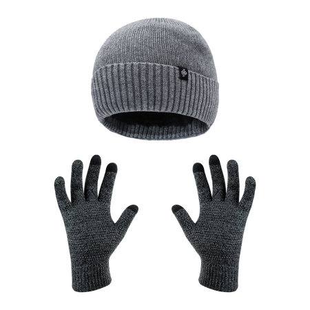Ultimate Outdoor Bundle: Olixar Thermal Hat & Touch Screen Smart Gloves