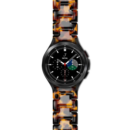 LoveCases Brown Tortoise Shell Resin Links Band - For Samsung Galaxy ...