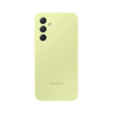 Official Samsung Lime Silicone Case - For Samsung Galaxy A35 5G