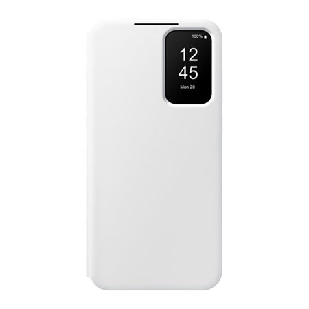 Official Samsung White Smart View Wallet Case - For Samsung Galaxy A35 5G
