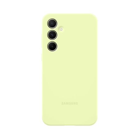 Official Samsung Lime Silicone Case - For Samsung Galaxy A55 5G