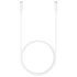 Official Samsung 100W White 1.8m USB-C to USB-C Charge and Sync Cable - For Samsung Galaxy A05s 1
