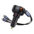 Baseus Enjoyment 60W USB-C Car Charger with Built-In Retractable USB-C & Lightning Cables 1
