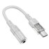 Hoco Grey USB-C to 3.5mm Audio Jack Adapter 1