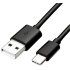 Official Samsung Black 0.8m USB-A to USB-C Charge & Sync Cable - For Samsung Galaxy Tab S9 1