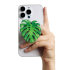 LoveCases Green Palm Leaf Adhesive Phone Grip Holder 1