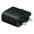 Official Samsung 25W USB-C Black Charger - For Samsung Galaxy S25 Plus 1